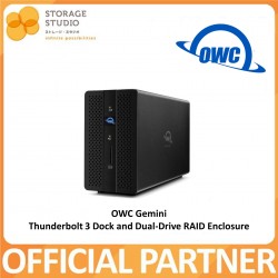 OWC Gemini Dual-Drive Thunderbolt Hardware Raid Storage.